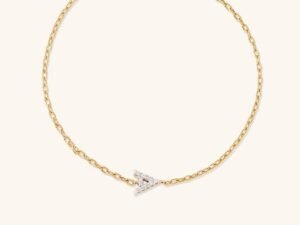 Diamond Letter Bracelet