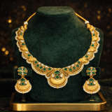 filigree gold necklace set