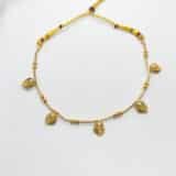 Lightweight Gold Finish Necklace Set for Women