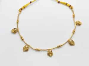 Lightweight Gold Finish Necklace Set for Women