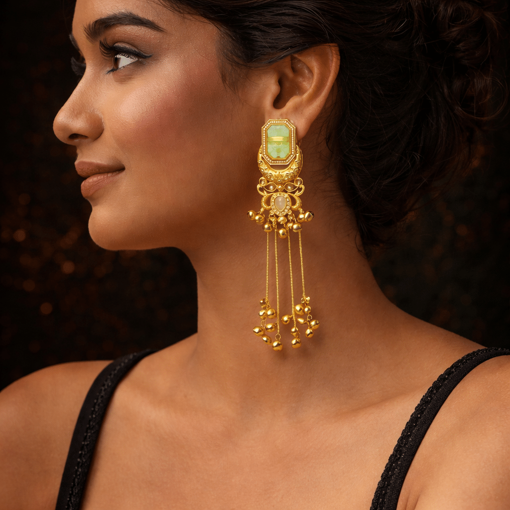 kashmiri earrings for women